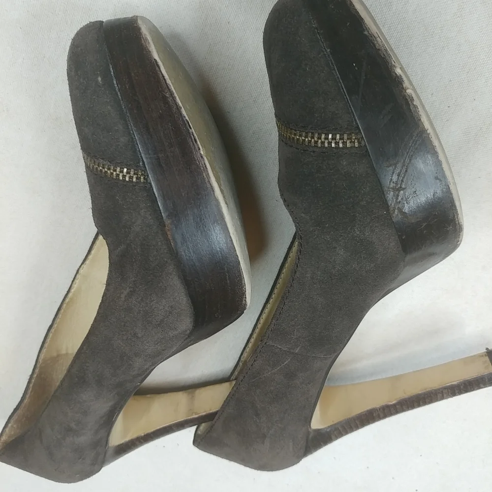 Michael KORS Pumps Black SUEDE PLATFORM PUMPS 4.5